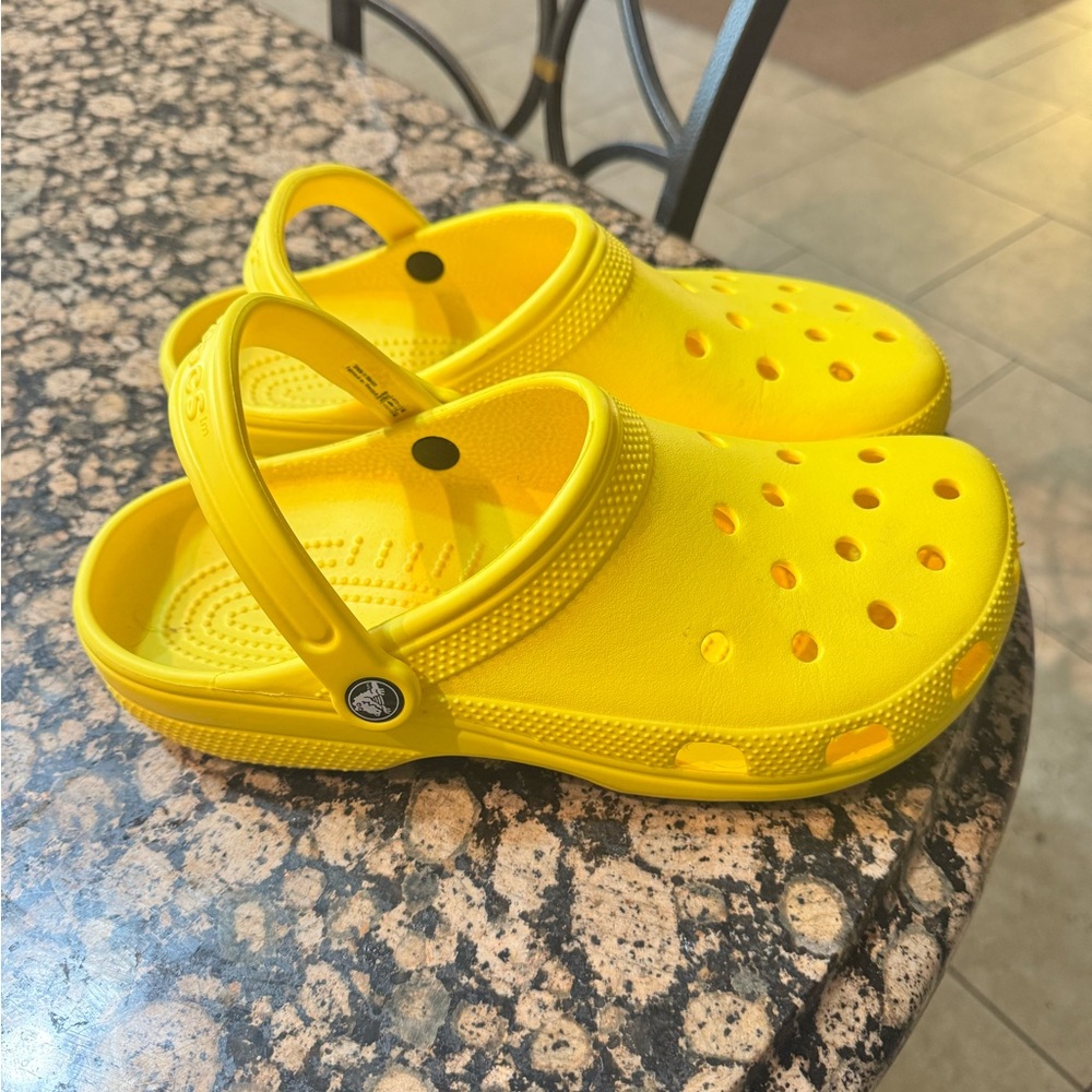 CROCS Bright Yellow Sandals
